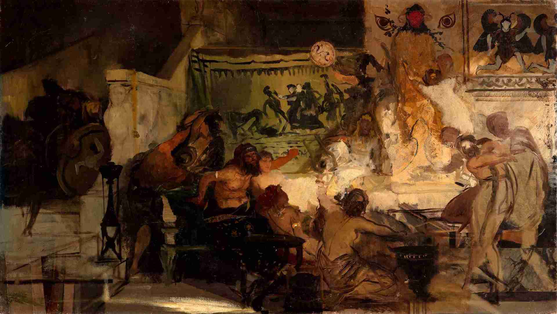 Feast of Dionysus Painting – Myth, Artistry and Queer Legacy