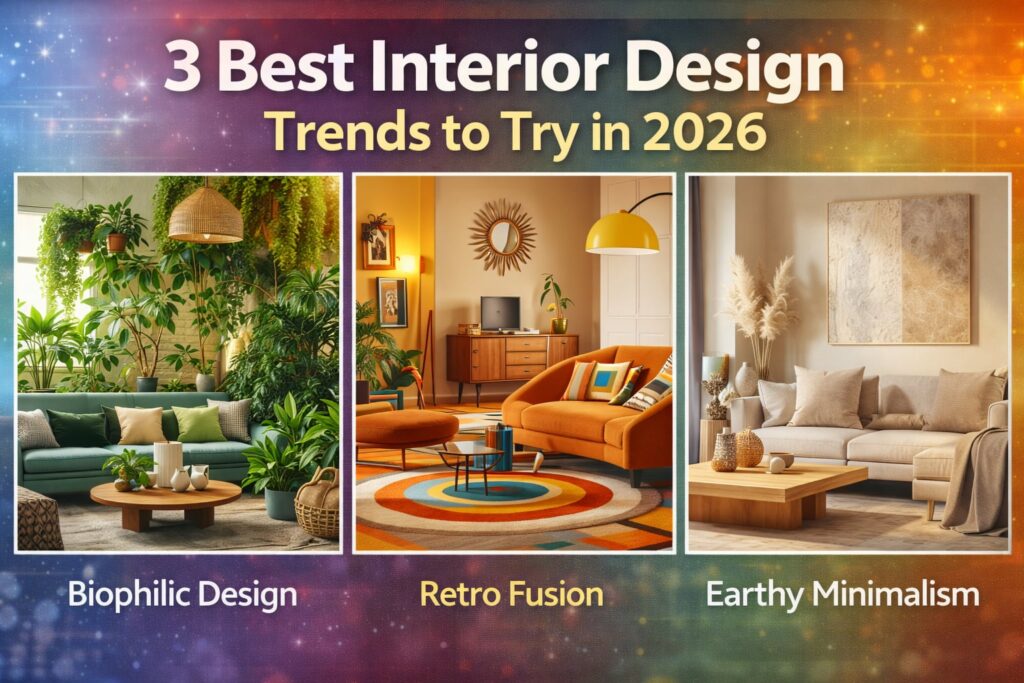 3 Best Interior Design Trends to Try in 2026