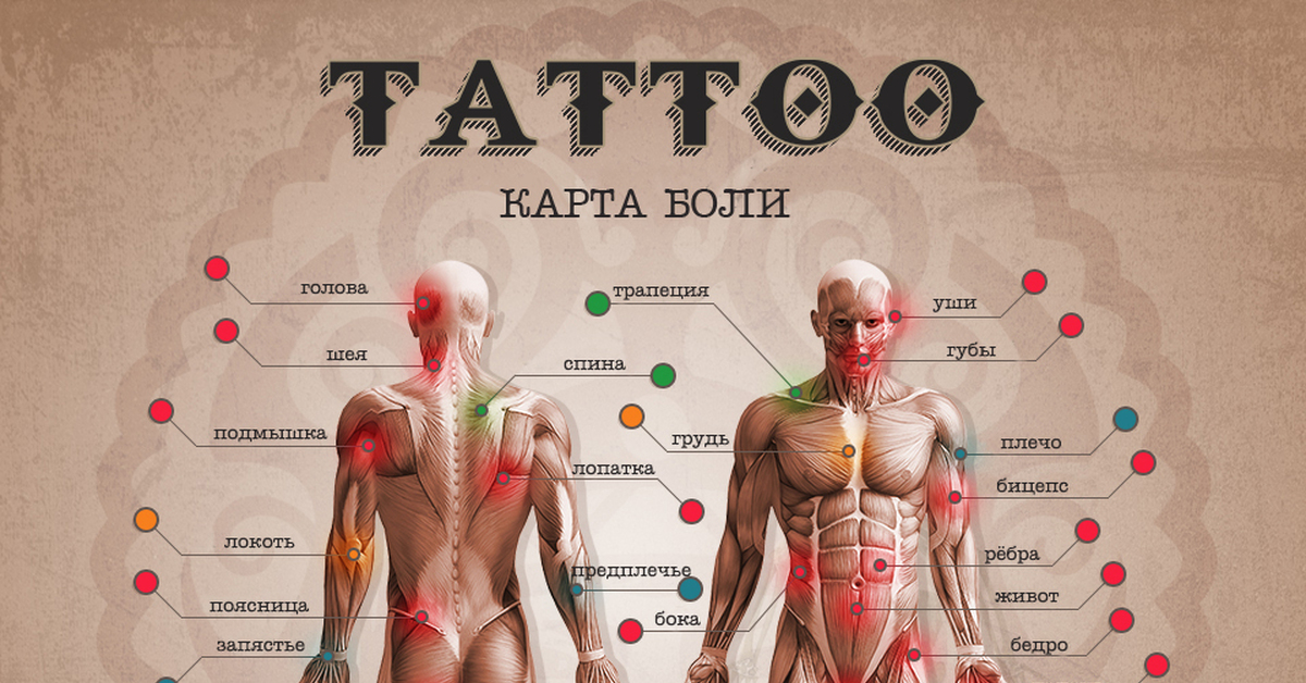 Tattoo Pain Chart: What You Need to Know