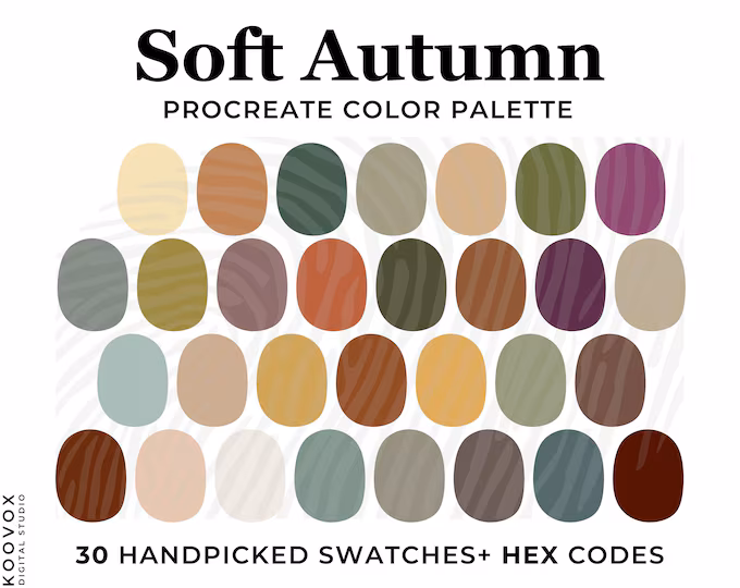Soft Autumn Color Palette: USA Fall Magic